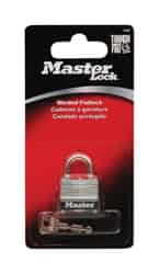 Master Lock 3/4 in. H x 1 in. L x 9/16 in. W Warded Locking Steel 1 each Padlock