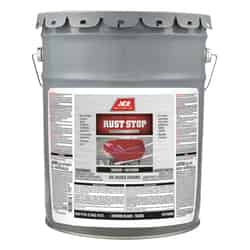 Ace Rust Stop Indoor and Outdoor Gloss Black Rust Prevention Paint 5 gal. Interior/Exterior