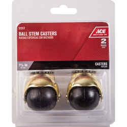 Ace 1-5/8 in. Dia. Swivel Hooded Ball Caster 75 lb. 2 pk