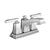 Moen Boardwalk Boardwalk Chrome Two-Handle Bathroom Faucet 4 in.