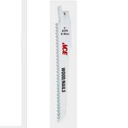 Ace 6 in. L Bi-Metal Reciprocating Saw Blade 6 TPI 5 pk
