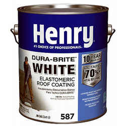 Henry Dura-Bright Smooth White Elastomeric Roof Coating 0.9 gal.