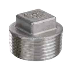 Smith Cooper 2 in. MIP x 2 in. Dia. MPT Stainless Steel Square Head Plug