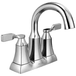 Delta Sawyer Two Handle Lavatory Faucet 4 in. Chrome