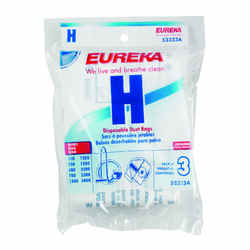 Eureka H Style Canister Vacuum Bags For Vacuum 3 pk