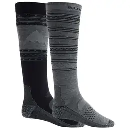 Burton Men's Performance Lightweight Snowboard Socks 2 Pack
