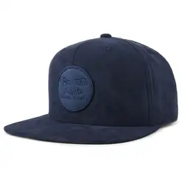 Brixton Men's Suede Wheeler Snapback Hat
