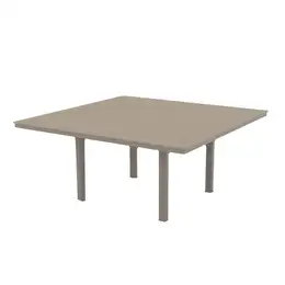 Telescope Casual 64" Square Table with Desert Table Legs