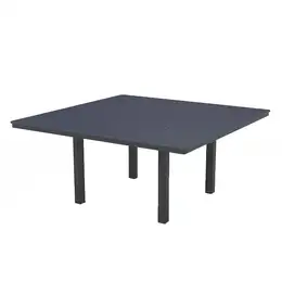 Telescope Casual 64" Square Dining Table with Snow Table Legs