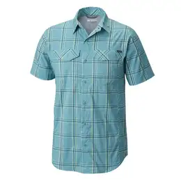 Columbia Men's Silver Ridge Lite Plaid Short Sleeve T Shirt