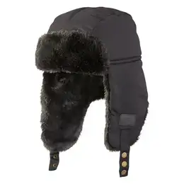 Screamer Boy's Midnight Faux Fur Bomber Hat