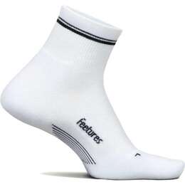 Feetures Elite Max Cushion Quarter LE Stripe Socks