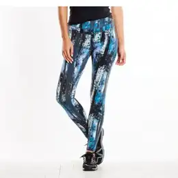 Lucy Women's Studio Hatha Leggings Multi Woods Print