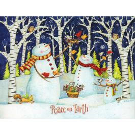 image Birch & Snowmen Christmas Cards
