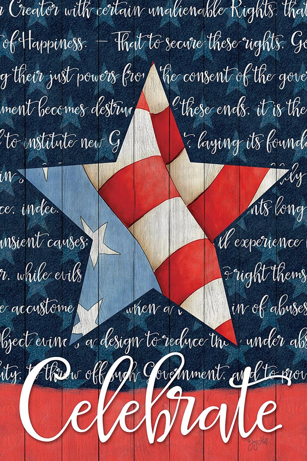 image Celebrate outdoor Flag-Mini - 12 x 18