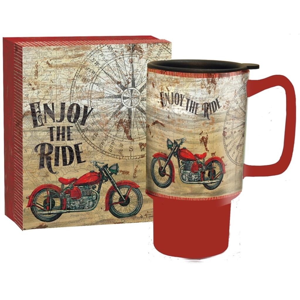 image Vintage Motorcycle Travel Mug
