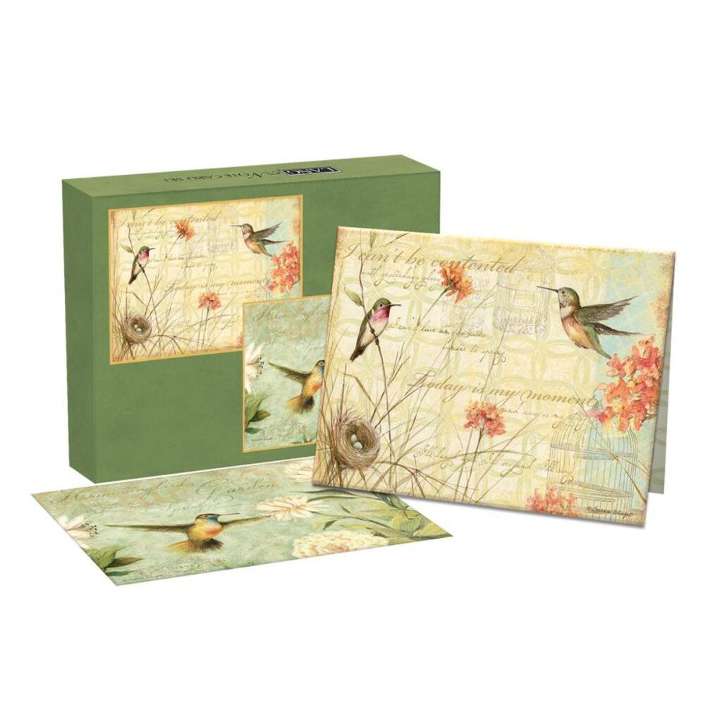 image Hummingbirds 5.25" x 4" Blank Assorted Boxed Note Cards