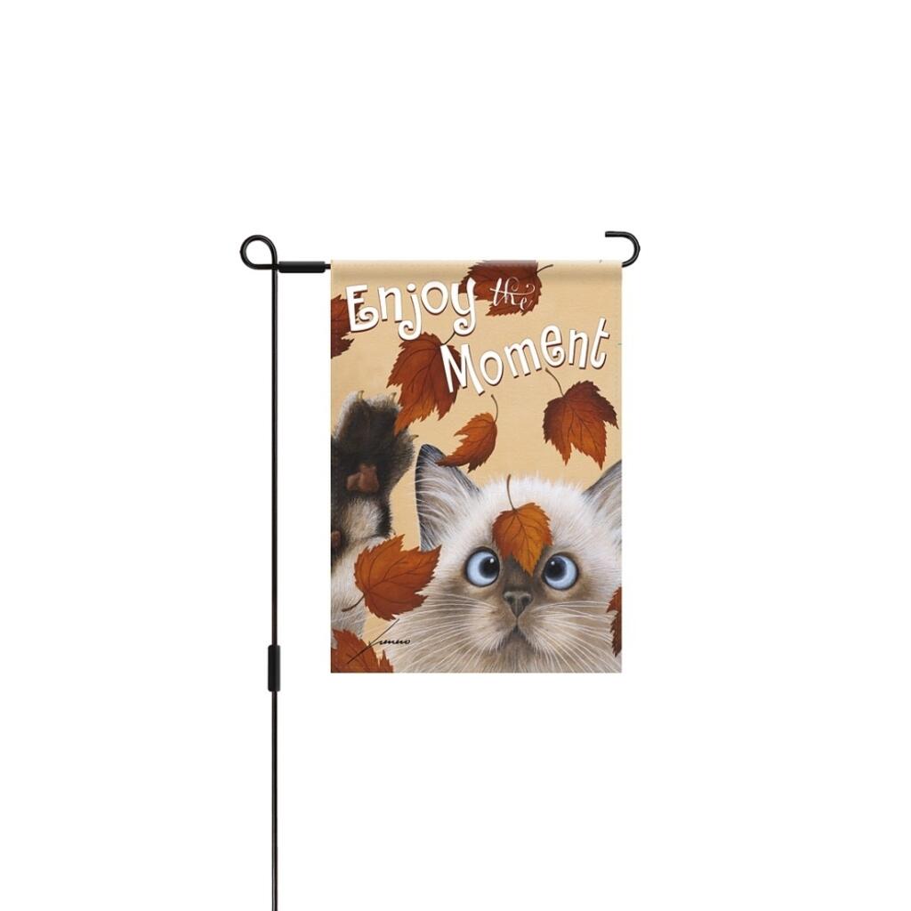 image Catching Leaves Mini Flag