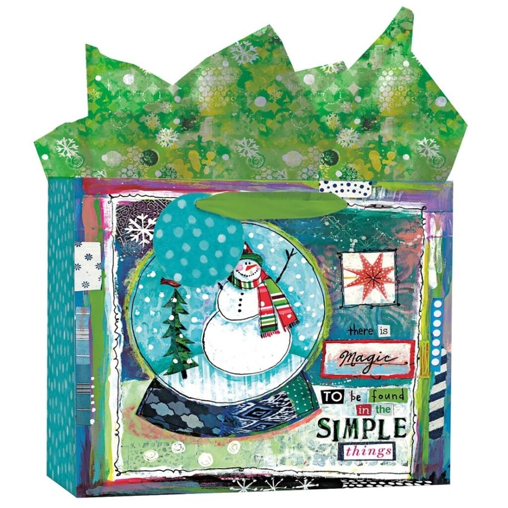 image Happy Christmas Medium Gift Bag