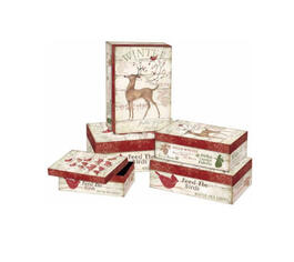 image Winter Pallet Decorative Boxes