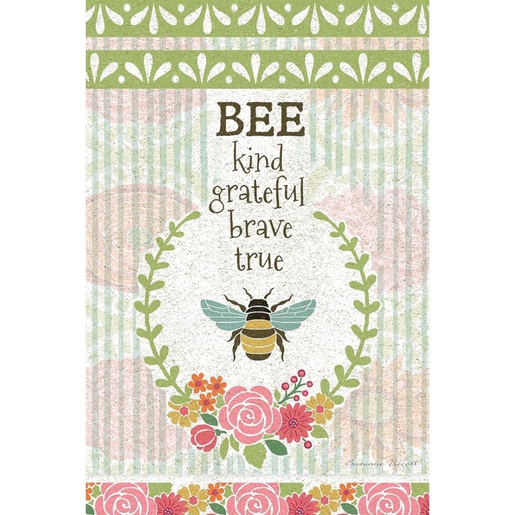 image Bee Kind Outdoor Flag-Mini - 12 x 18