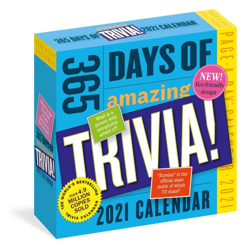 image Amazing Trivia Desk Calendar