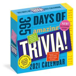 image Amazing Trivia Desk Calendar