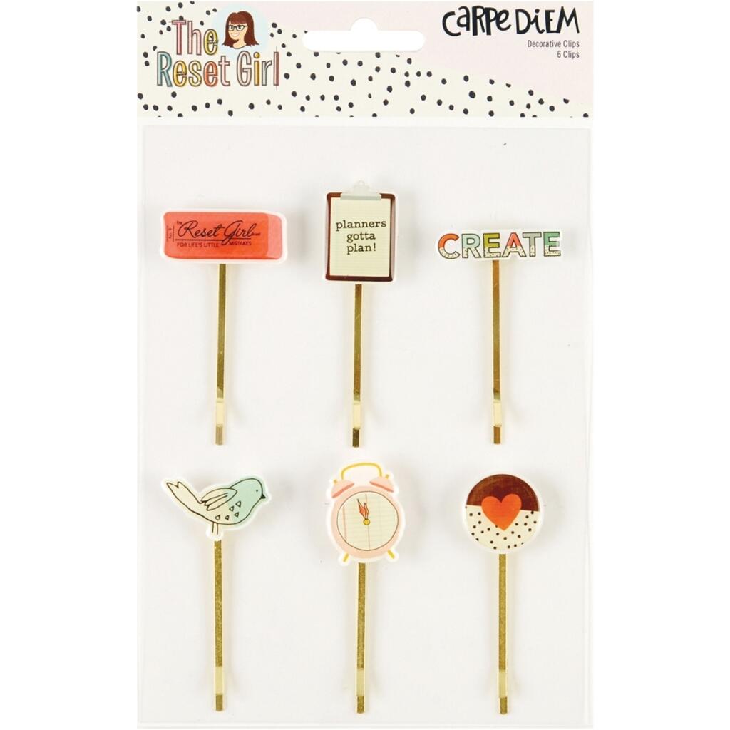 image Reset Girl Decorative Clips