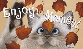 image Catching Leaves Doormat