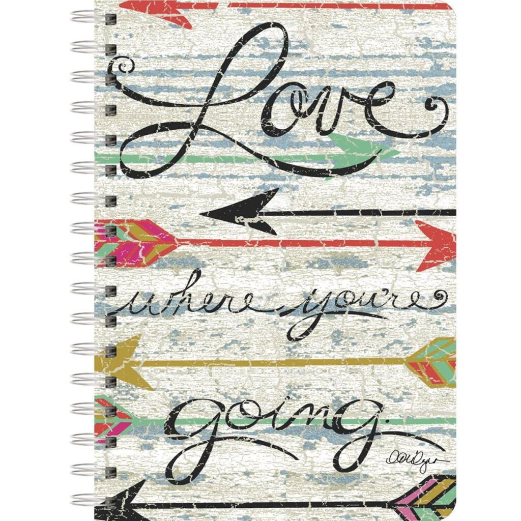 image Love Where You Go Spiral Journal