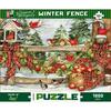 image Susan Winget Winter Fence 1000 Piece Puzzle