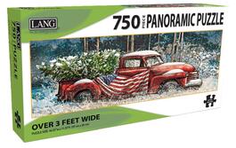 image Flag Truck 750 Piece Panoramic Puzzle