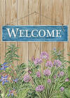 image Welcome Outdoor Flag-Large - 28 x 40