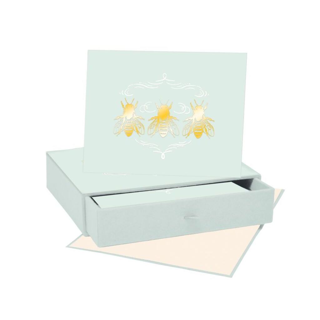image Impressions Busy Bee Note Cards w Keepsake Box