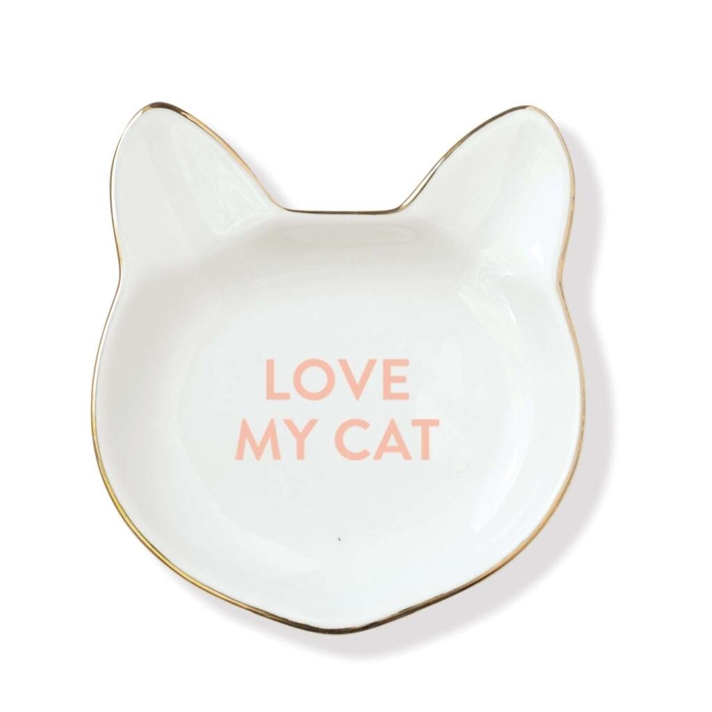 image Cat Head Love Sculpted Tray