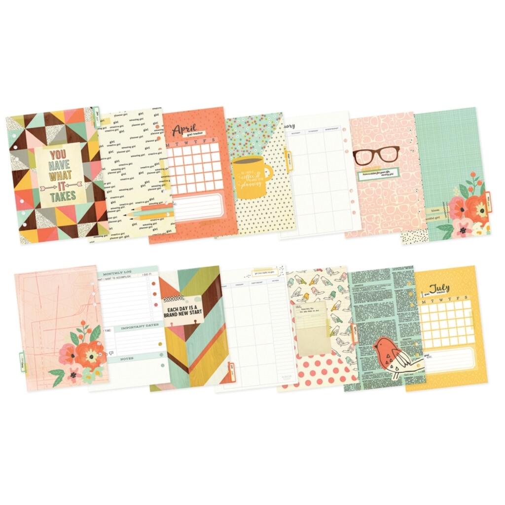 image Reset Girl Monthly Inserts