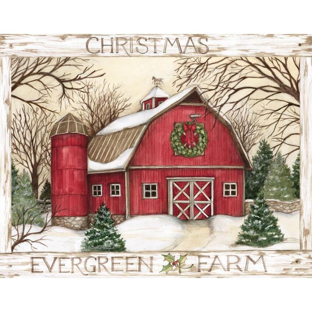 image Evergreen Farm Boxed Christmas Cards