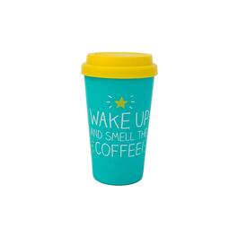 image Wake Up... Plastic Travel Mug