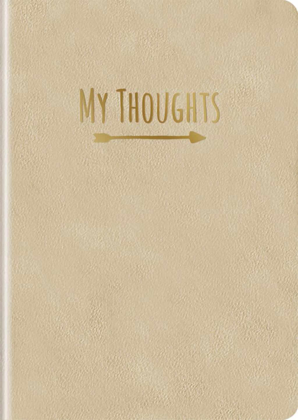 image Notebook My Thoughts Gold