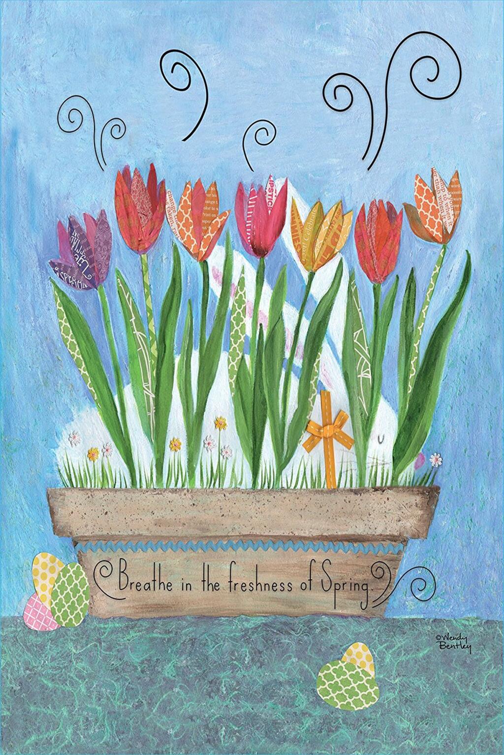 image Fresh Spring Outdoor Flag-Mini - 12 x 18