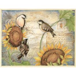 image Sunflower Birds 5.25" x 4" Blank Note Cards
