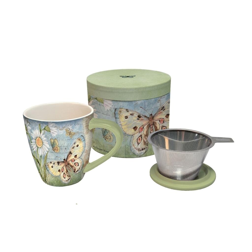 image Butterfly Daisy Tea Infuser Mug