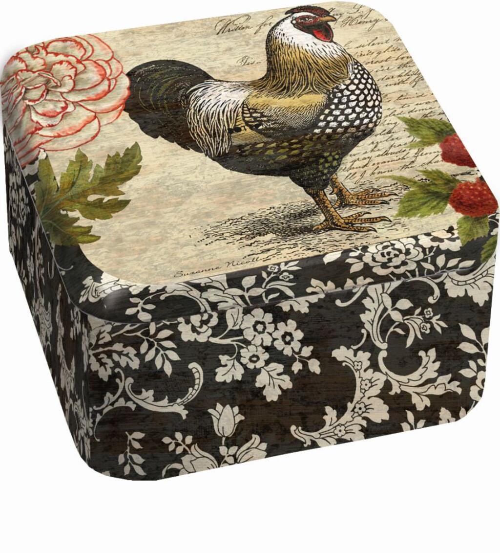 image French Rooster 13.5 Oz Tin Candle