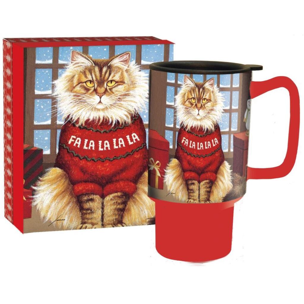 image Squeaky's Christmas 18 oz. Travel Mug