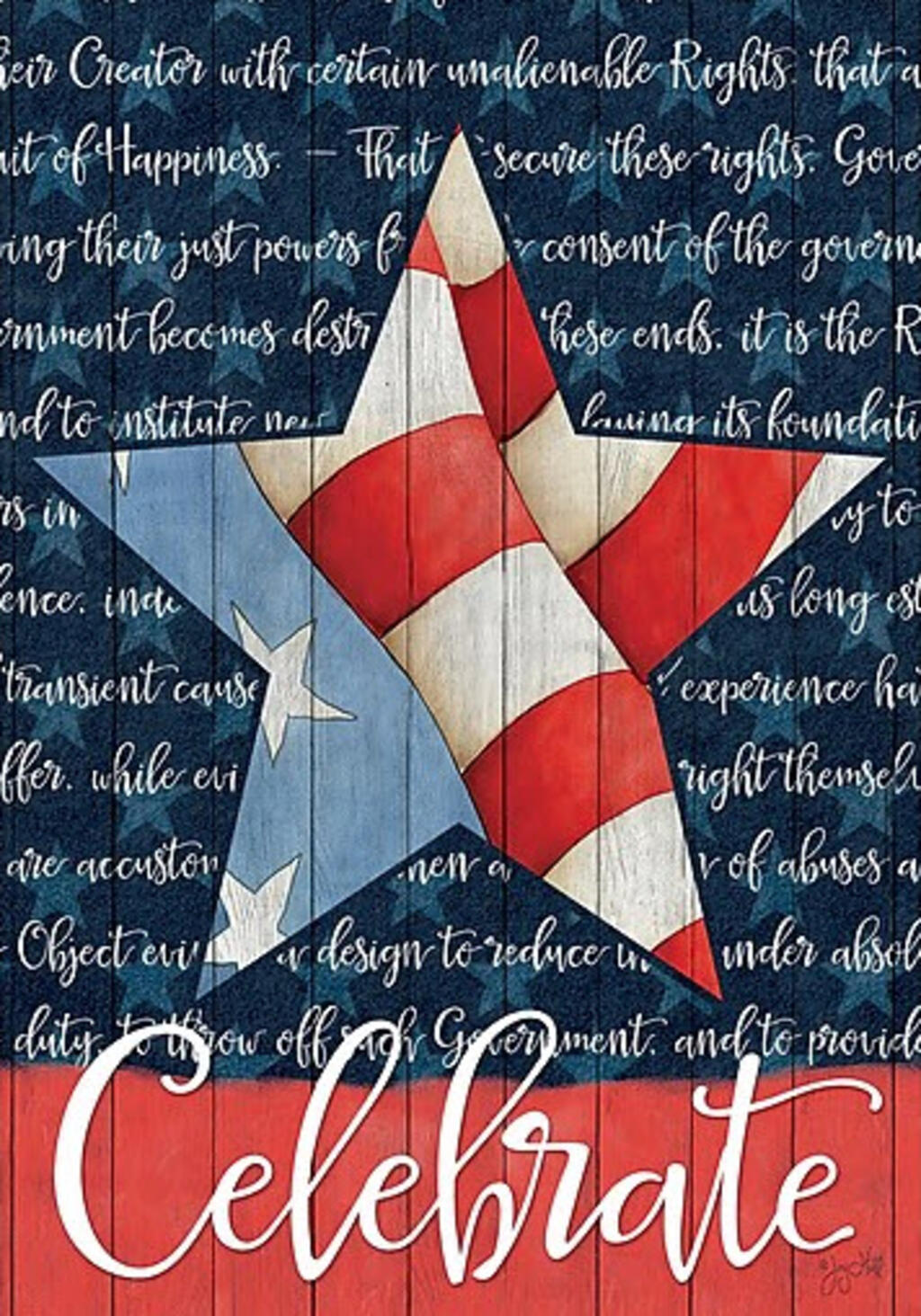 image Celebrate outdoor Flag-Large - 28 x 40