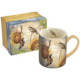 image Sunflower Birds Coffee Mug