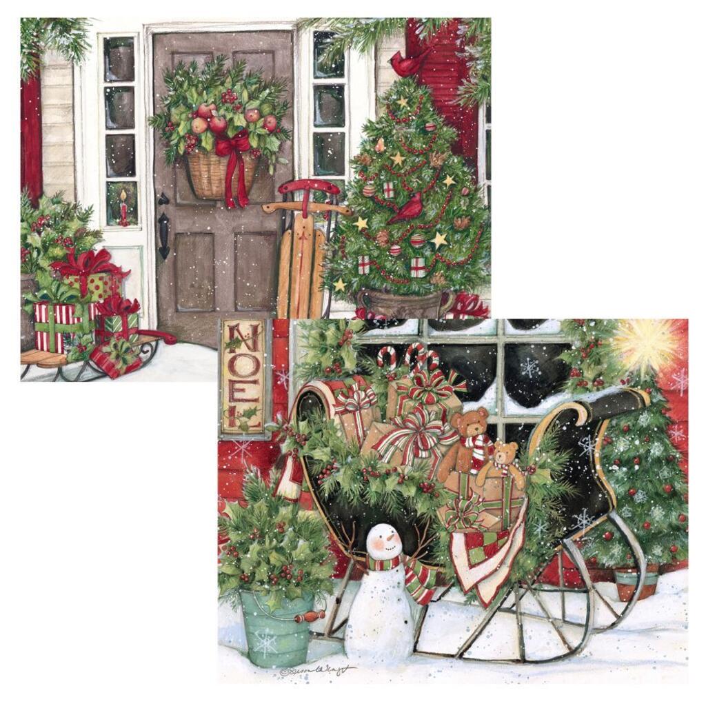 image Heart & Home Christmas  5.375 In X 6.875 In Assorted Boxed Christmas Cards