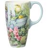 image Basket of Flowers Latte Mug