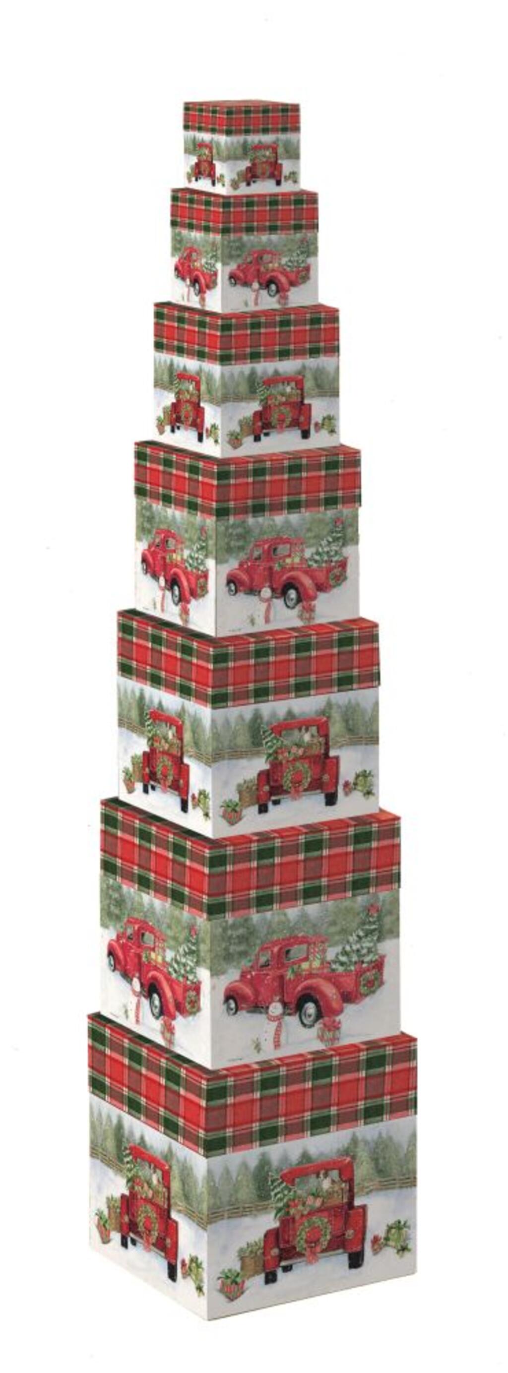 image Santa's Truck Decorative Boxes