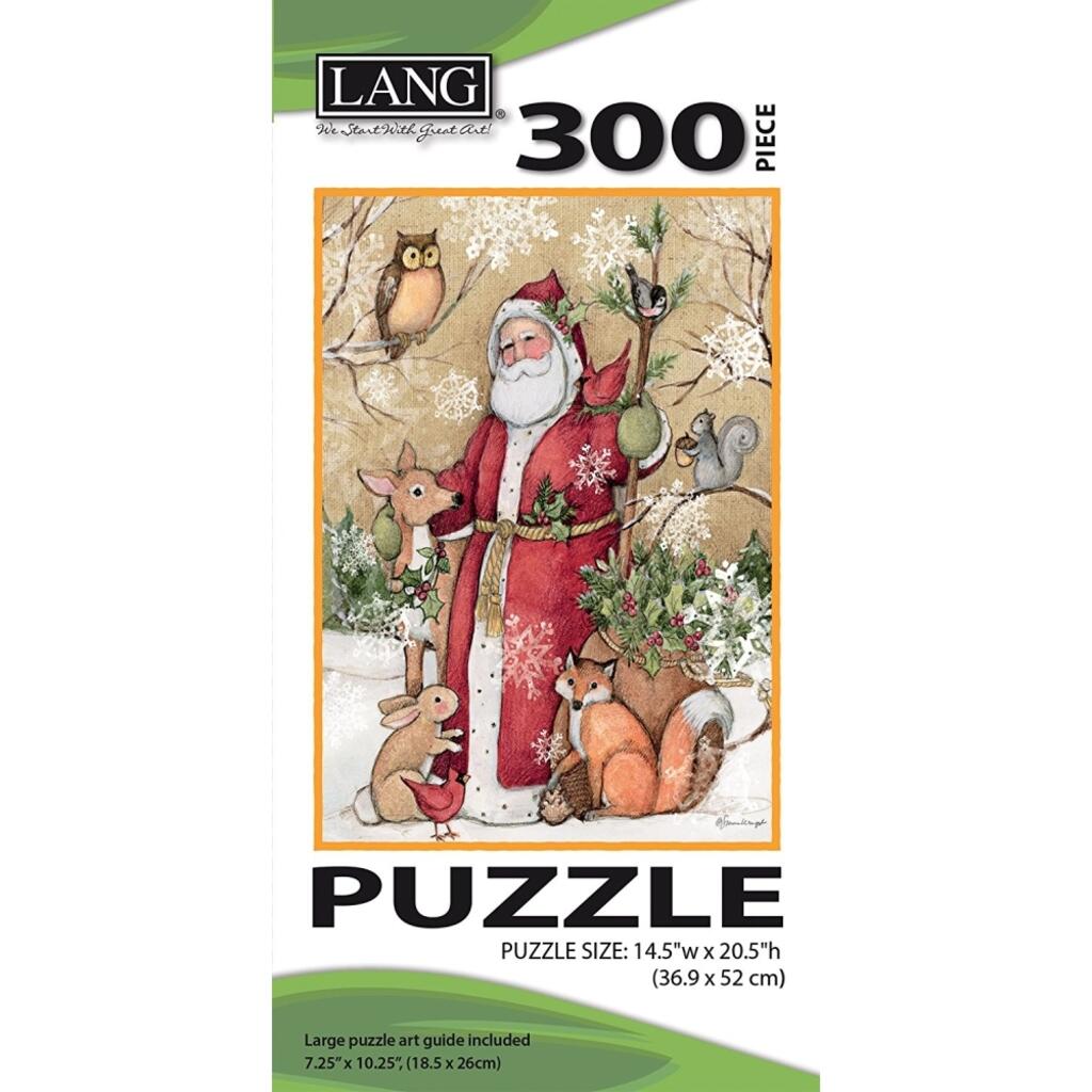 image Woodland Santa 300 Piece Puzzle